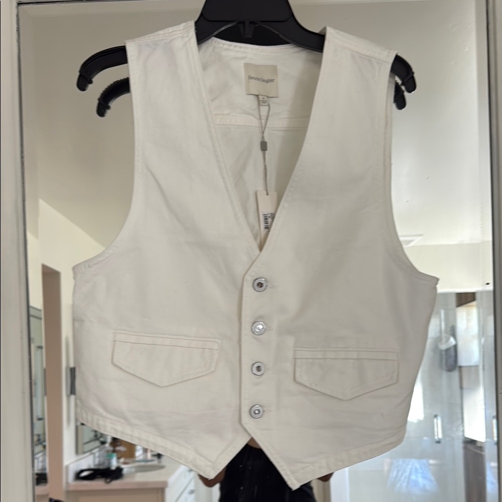 Favorite Daughter White Vest Revolve